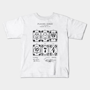 PLAYING CARDS patent bling art, Kids T-Shirt